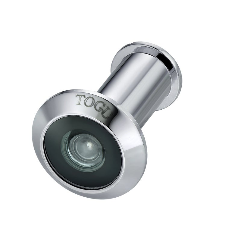 TOGU TG3016NG-CP Solid Brass UL Listed HD Glass Lens 220-degree Door Viewer Peephole for 1-3/8" to 2-1/6" Doors, Polished Chrome Finish - Image 5